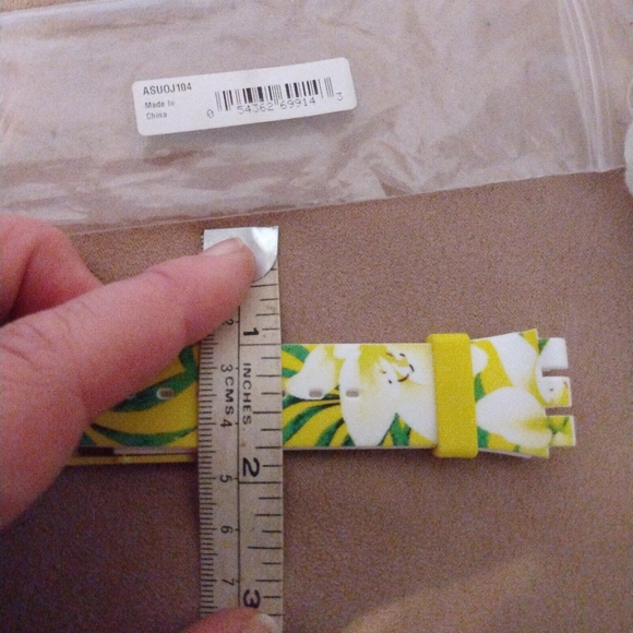 NIB Swatch Silicone Watch Band ASUOJ104 Limbo Dance - Picture 8 of 10